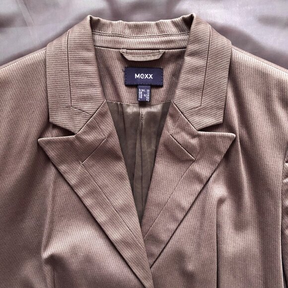 Mexx Taupe Two Button Jacket - Picture 2 of 13
